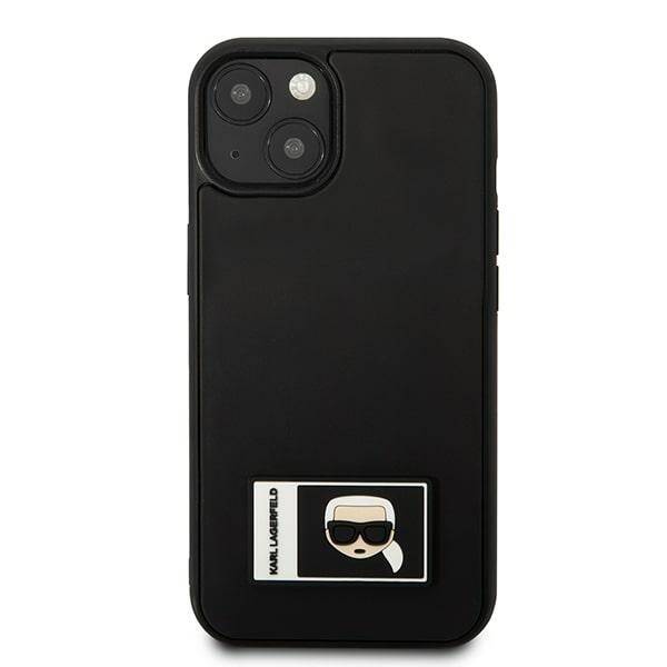 Etui KARL LAGERFELD Apple iPhone 13 Mini Ikonik Patch Czarny Hardcase