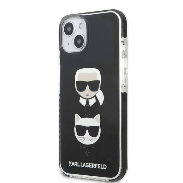 Etui KARL LAGERFELD Apple iPhone 13 Mini Karl&Choupette Head Czarny Hardcase