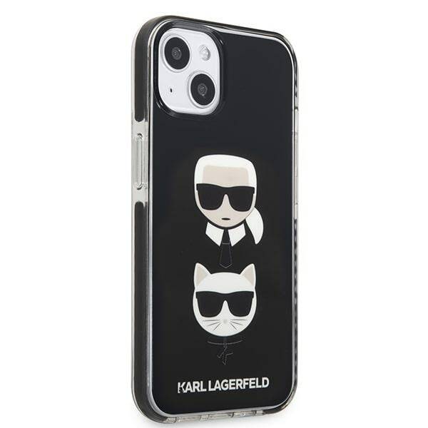 Etui KARL LAGERFELD Apple iPhone 13 Mini Karl&Choupette Head Czarny Hardcase