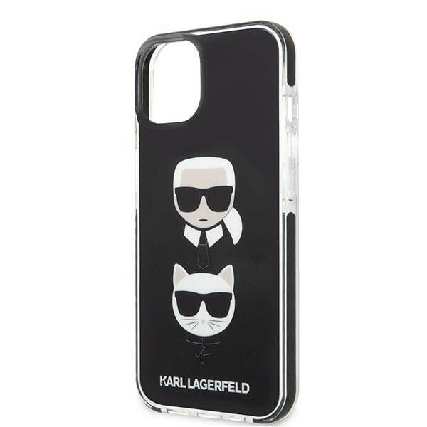 Etui KARL LAGERFELD Apple iPhone 13 Mini Karl&Choupette Head Czarny Hardcase