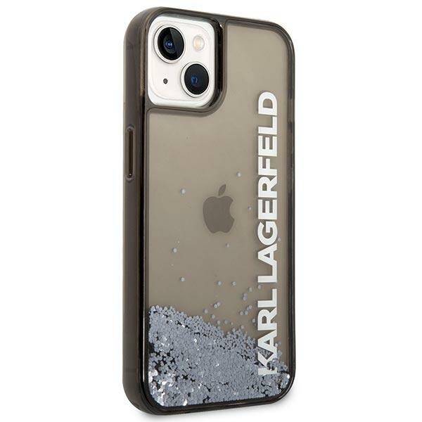 Etui KARL LAGERFELD Apple iPhone 14 Liquid Glitter Elong Czarny Hardcase