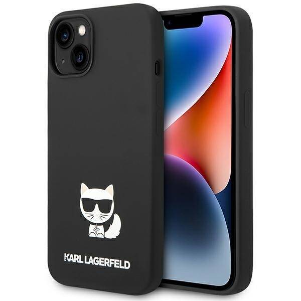 Etui KARL LAGERFELD Apple iPhone 14 Plus Silicone Choupette Body Czarny Hardcase