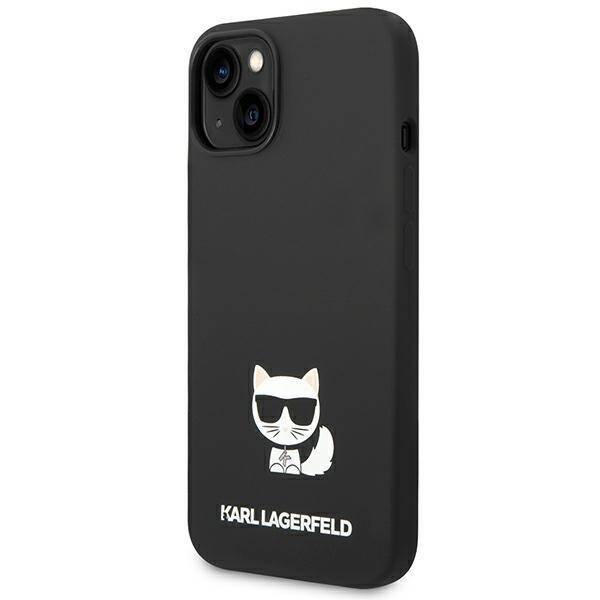 Etui KARL LAGERFELD Apple iPhone 14 Plus Silicone Choupette Body Czarny Hardcase