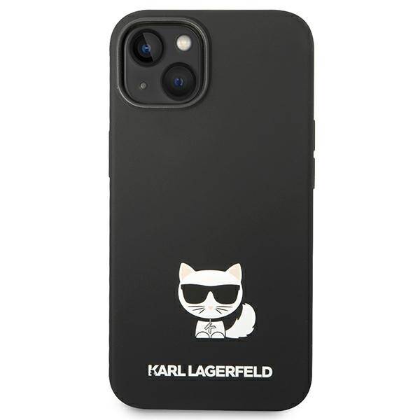 Etui KARL LAGERFELD Apple iPhone 14 Plus Silicone Choupette Body Czarny Hardcase