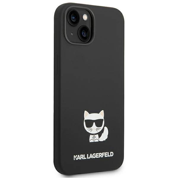 Etui KARL LAGERFELD Apple iPhone 14 Plus Silicone Choupette Body Czarny Hardcase