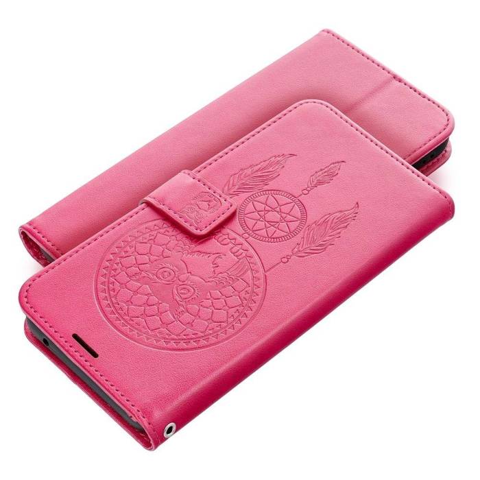 Etui Kabura Mezzo Book Do Xiaomi Redmi Note 12S Łapacz Snów Magenta Case