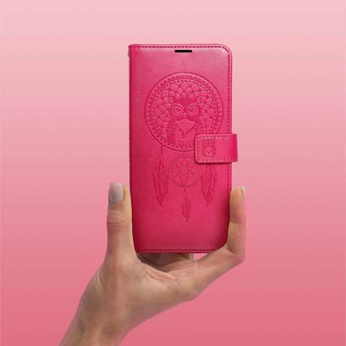 Etui Kabura Mezzo Book Do Xiaomi Redmi Note 12S Łapacz Snów Magenta Case