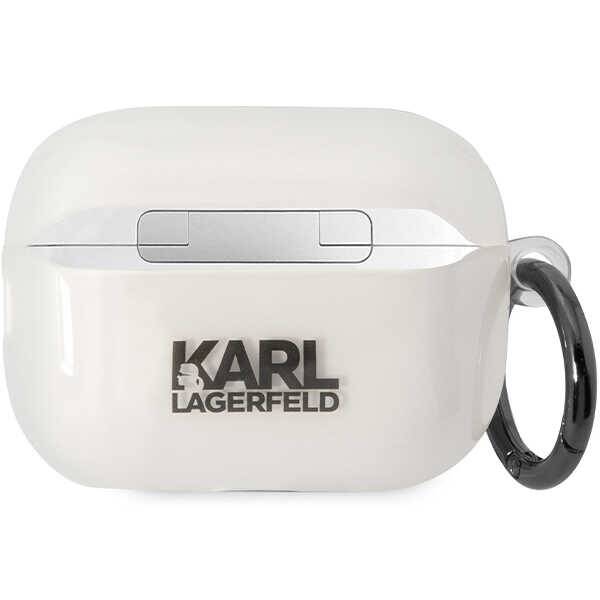 Etui Karl Lagerfeld KLAP2HNCHTCT Airpods Pro 2 cover transparent Ikonik Choupette Case