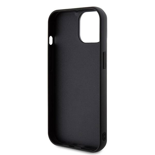 Etui Karl Lagerfeld KLHCP15S3DMBKCK iPhone 15 6.1" czarny/black hardcase 3D Rubber Glitter Logo Case