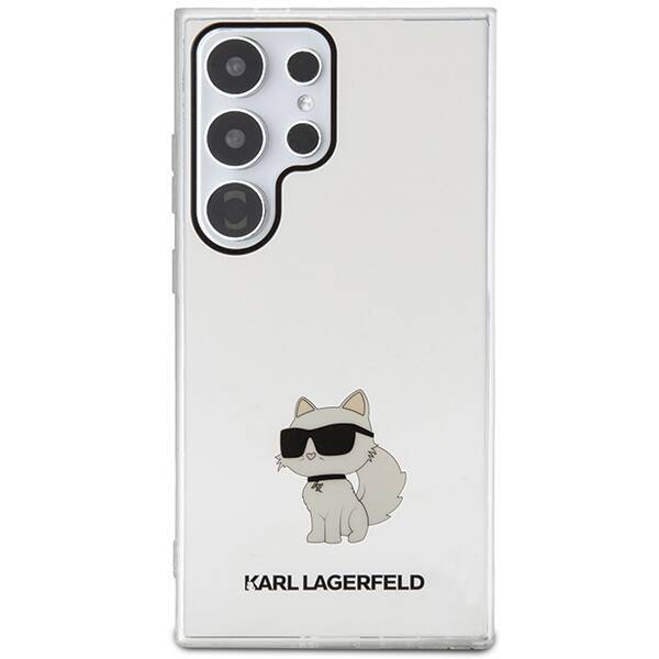 Etui Karl Lagerfeld KLHCS24LHNCHTCT Samsung Galaxy S24 Ultra S928 transparent hardcase IML Choupette Case