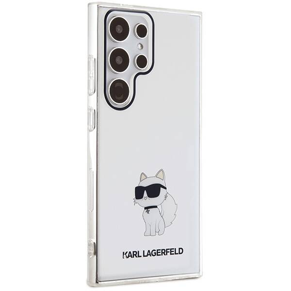 Etui Karl Lagerfeld KLHCS24LHNCHTCT Samsung Galaxy S24 Ultra S928 transparent hardcase IML Choupette Case