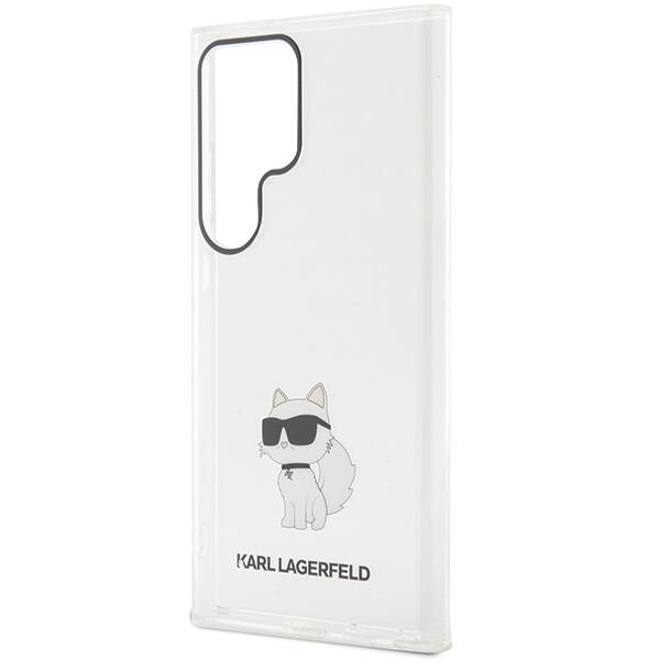 Etui Karl Lagerfeld KLHCS24LHNCHTCT Samsung Galaxy S24 Ultra S928 transparent hardcase IML Choupette Case