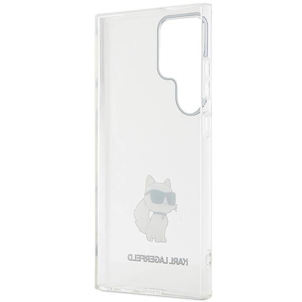 Etui Karl Lagerfeld KLHCS24LHNCHTCT Samsung Galaxy S24 Ultra S928 transparent hardcase IML Choupette Case