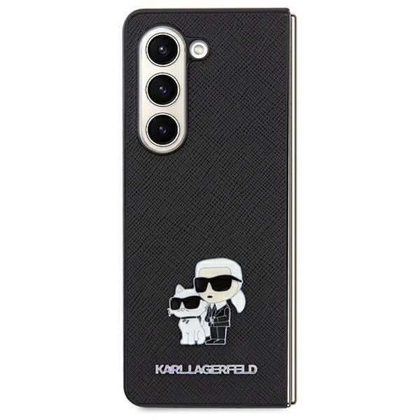 Etui Karl Lagerfeld KLHCSSamsung Galaxy A55SAKCNPK Samsung Galaxy A55 Samsung Galaxy A556 hardcase czarny/black Saffiano Karl&Choupette Pin