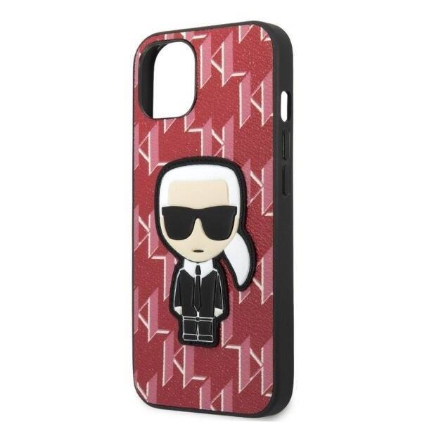 Etui Karl Lagerfeld Klhcp13mpmnikpi iPhone 13 6,1" Hardcase Czerwony/red Monogram Ikonik Patch Case