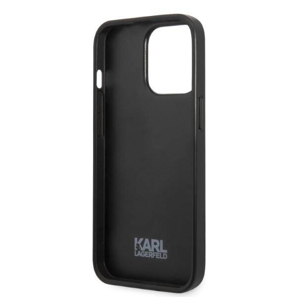 Etui Karl Lagerfeld Klhcp13xpmnikbl iPhone 13 Pro Max 6,7" Hardcase Niebieski/blue Monogram Ikonik Patch Case