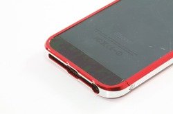 Etui LJY Sword 5+ iPhone 5 5S SE Aluminium Bumper Ramka RED