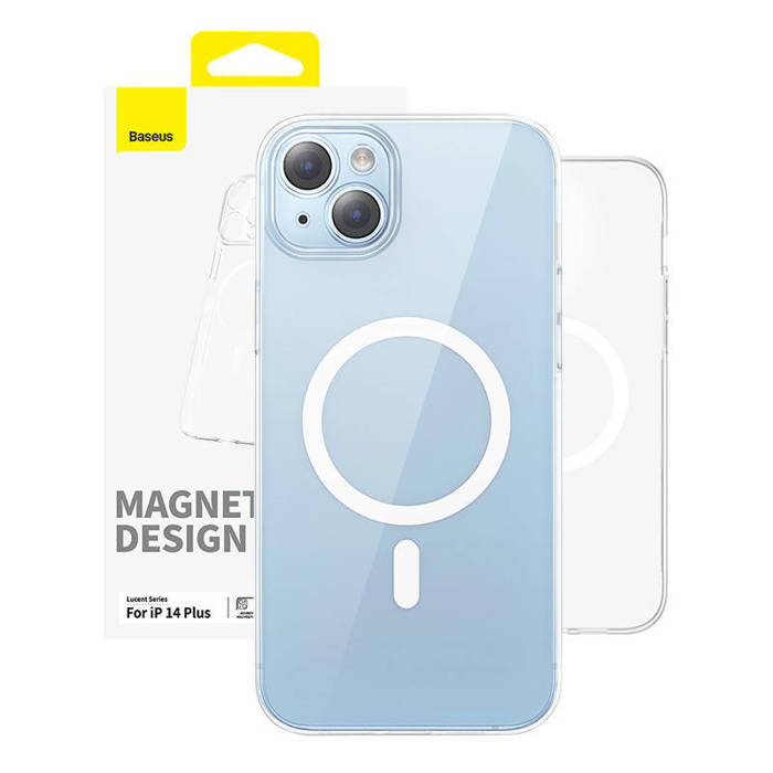 Etui Magnetyczne Etui na telefon iPhone 14 Plus Baseus OS-Lucent Series (Przezroczysty) Case