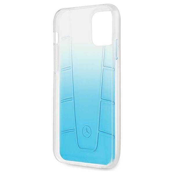 Etui Mercedes Apple iPhone 12 12 Pro Transparent Line Niebieski Case