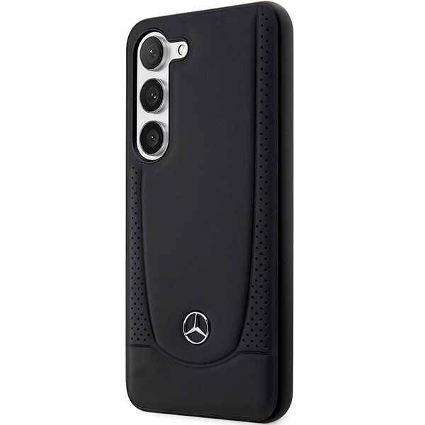 Etui Mercedes MEHCS23FEARMBK Samsung Galaxy S23 FE S711 czarny/black hardcase Leather Urban Case