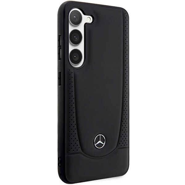 Etui Mercedes MEHCS23FEARMBK Samsung Galaxy S23 FE S711 czarny/black hardcase Leather Urban Case