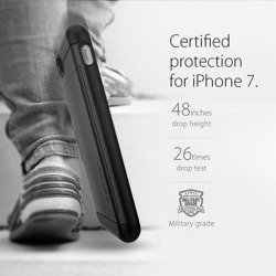 Etui SPIGEN Apple iPhone SE 2022 2020 7 8 Slim Armor Cs Black Czarne Case 