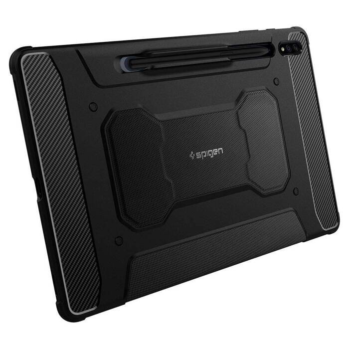 Etui SPIGEN Galaxy Tab S7 S8 11.0 T870 / T875 Rugged Armor ”Pro” Black Czarne Case