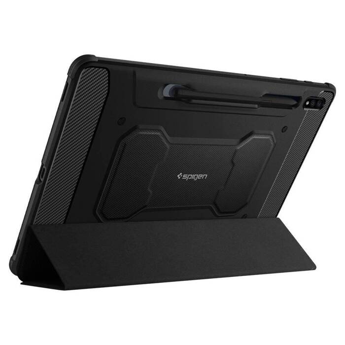 Etui SPIGEN Galaxy Tab S7 S8 11.0 T870 / T875 Rugged Armor ”Pro” Black Czarne Case