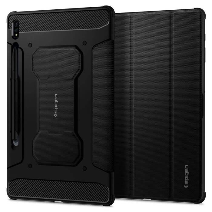 Etui SPIGEN Galaxy Tab S7 S8 11.0 T870 / T875 Rugged Armor ”Pro” Black Czarne Case