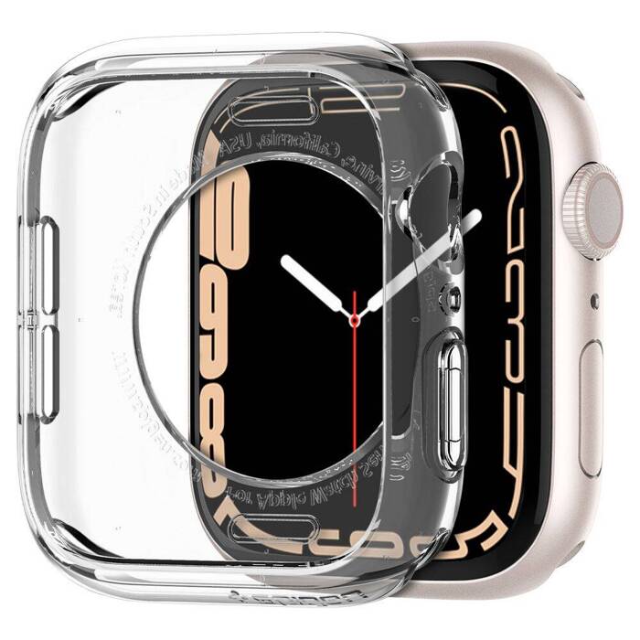 Etui SPIGEN Liquid Crystal Apple Watch 6 7 8 9 SE 2022 40mm 41mm Przezroczyste