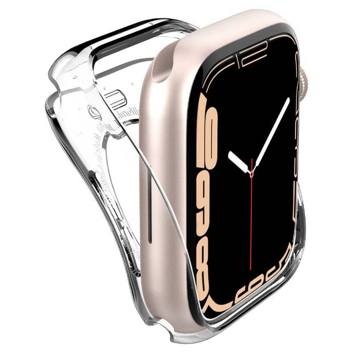 Etui SPIGEN Liquid Crystal Apple Watch 6 7 8 9 SE 2022 40mm 41mm Przezroczyste