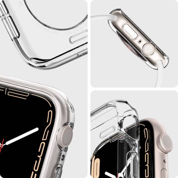 Etui SPIGEN Liquid Crystal Apple Watch 6 7 8 9 SE 2022 40mm 41mm Przezroczyste