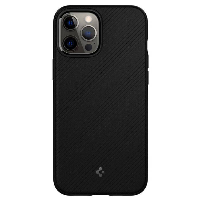 Etui SPIGEN Mag Armor iPhone 12 12 Pro Matte Black Czarne Case