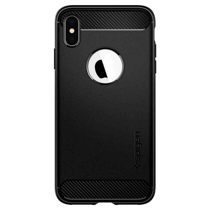 Etui SPIGEN Rugged Armor Apple Iphone X Xs Matte Black Czarne Case