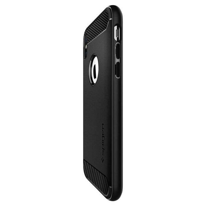 Etui SPIGEN Rugged Armor Apple Iphone X Xs Matte Black Czarne Case