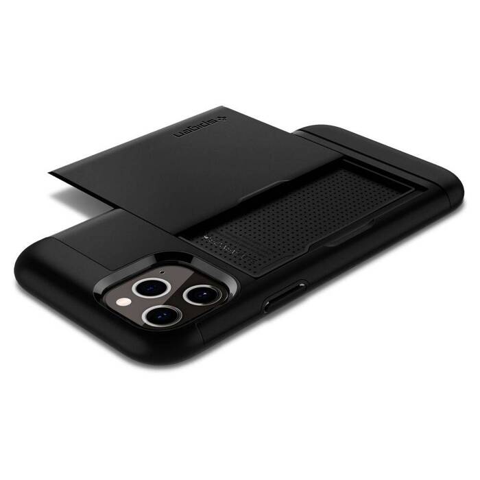 Etui SPIGEN Slim Armor Cs iPhone 12 12 Pro Black Czarne Case