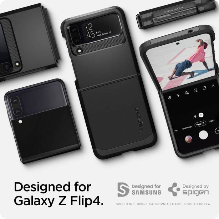 Etui SPIGEN TOUGH ARMOR GALAXY Z FLIP 4 BLACK