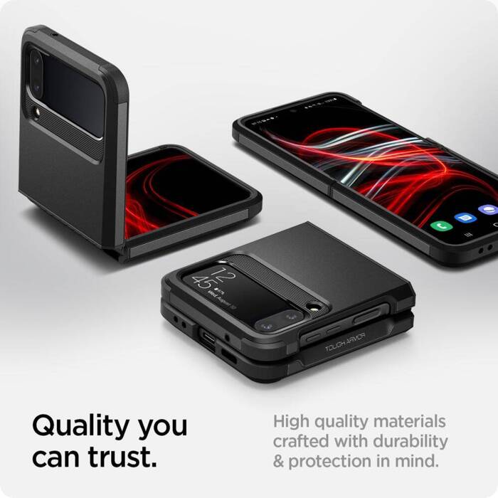 Etui SPIGEN TOUGH ARMOR GALAXY Z FLIP 4 BLACK