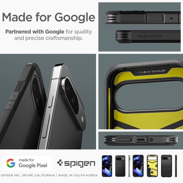 Etui SPIGEN TOUGH ARMOR GOOGLE PIXEL 9 / 9 PRO BLACK