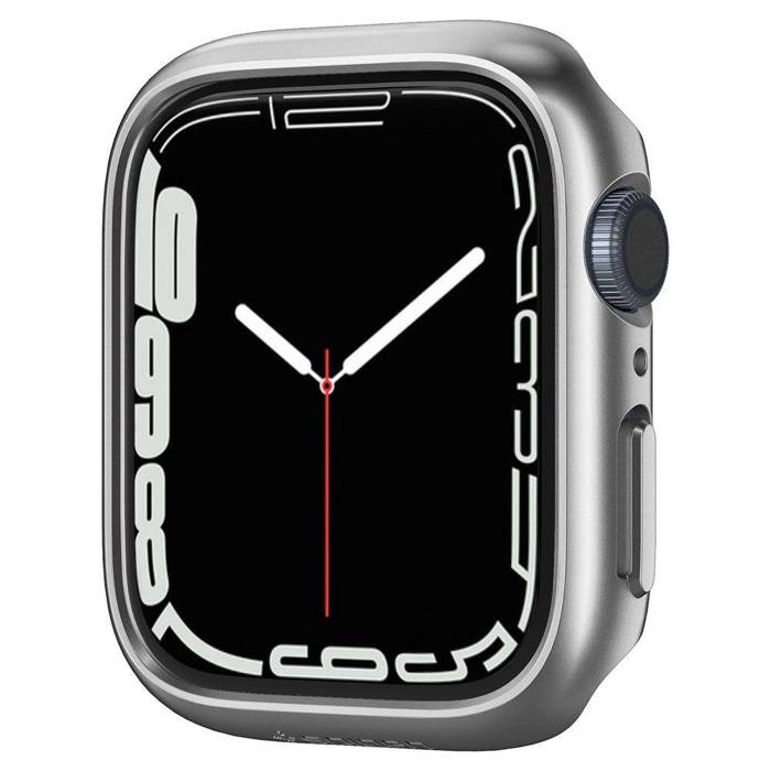 Etui SPIGEN Thin Fit Apple Watch 6 7 8 9 45mm Grafitowe