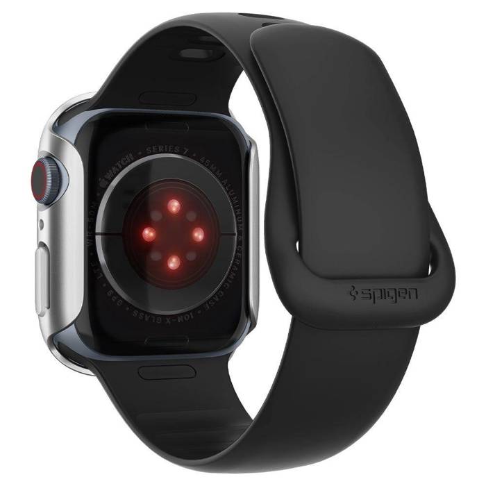 Etui SPIGEN Thin Fit Apple Watch 6 7 8 9 45mm Grafitowe