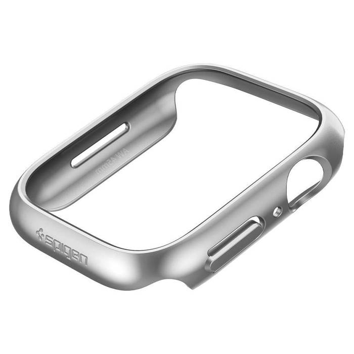 Etui SPIGEN Thin Fit Apple Watch 6 7 8 9 45mm Grafitowe