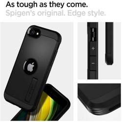 Etui SPIGEN Tough Armor iPhone SE 2022 2020 Black Czarne Case