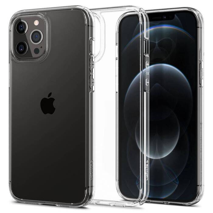 Etui SPIGEN Ultra Hybrid iPhone 12 12 Pro Clear przezroczyste Case