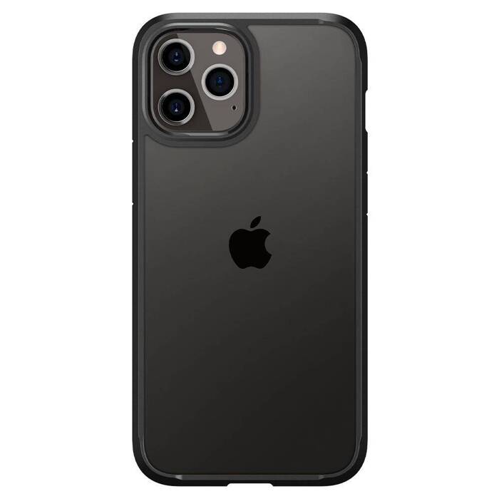 Etui SPIGEN Ultra Hybrid iPhone 12 12 Pro Matte Black Czarne Case