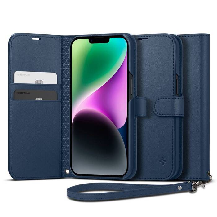 Etui SPIGEN WALLET S IPHONE 14 CLASSIC BLUE