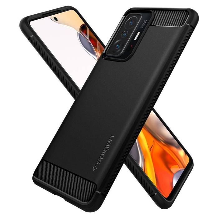 Etui SPIGEN Xiaomi 11T 5G 11T Pro 5G Rugged Armor Matte ETUI Czarne Case