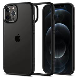 Etui SPIGEN iPhone 12 Pro Max Ultra Hybrid Matte Black Czarne Case