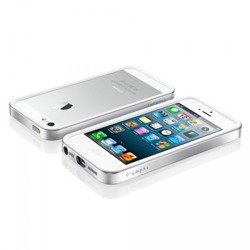 Etui SPIGEN iPhone 5 Neo Hybrid EX Slim Vivid Series Satin Silver Apple Futerał Case