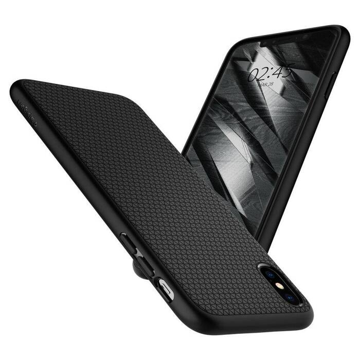 Etui SPIGEN iPhone X/XS Liquid Air Czarne Case 